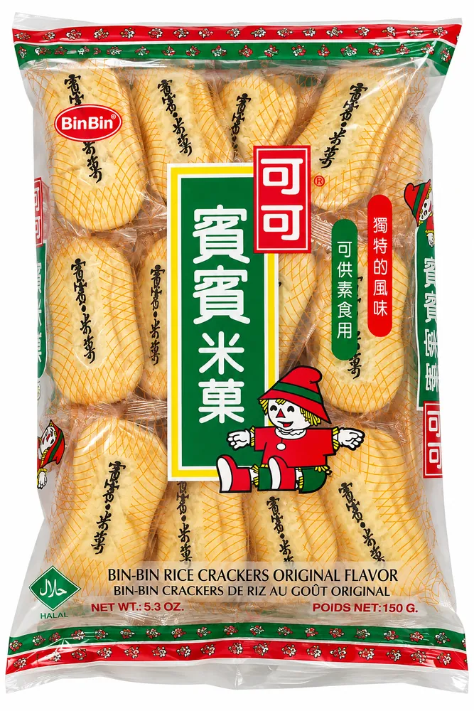 Rice Crackers Original Flavor Bin-Bin 150g