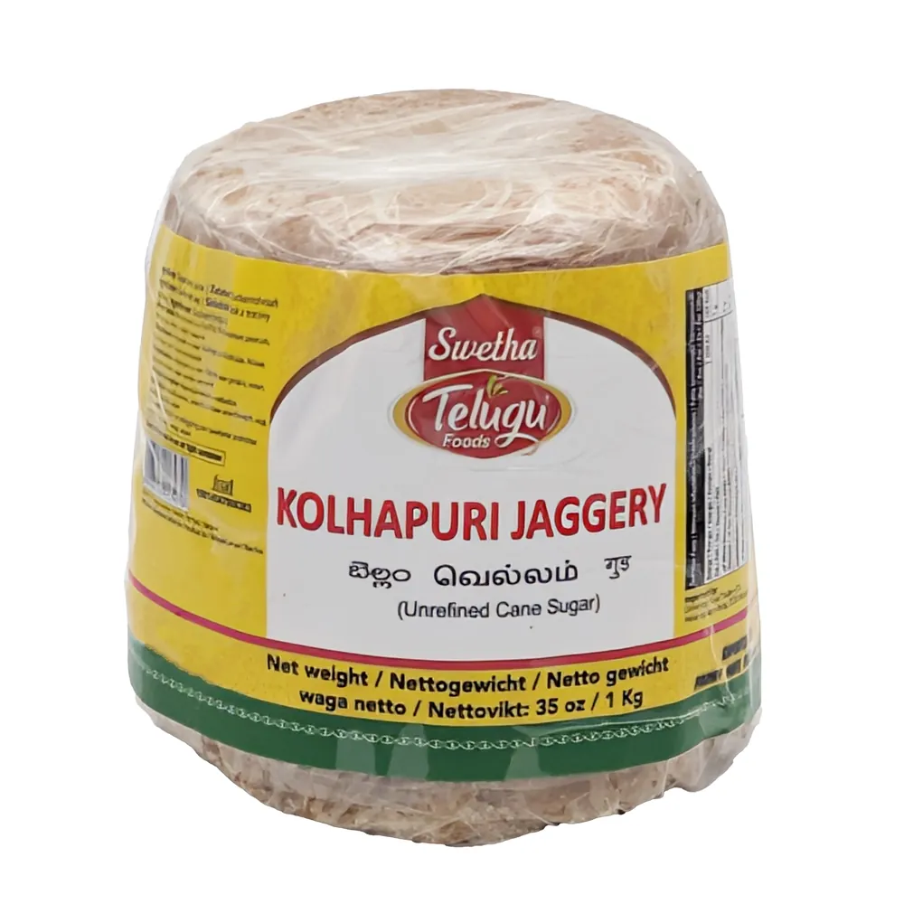 Kolhapuri Jaggery Cane Sugar Swetha Telugu 1kg