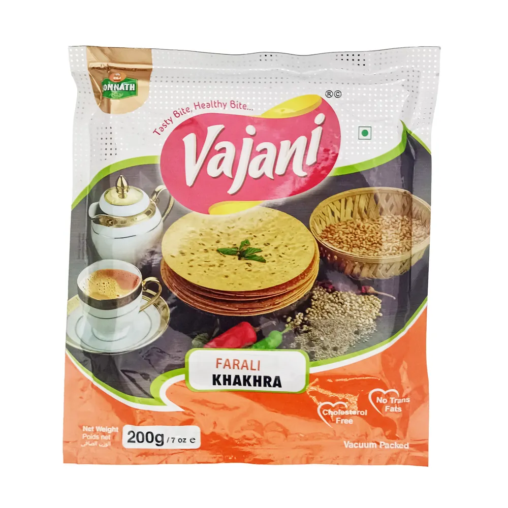 Indian Farali Khakhra Vajani Crackers 200g