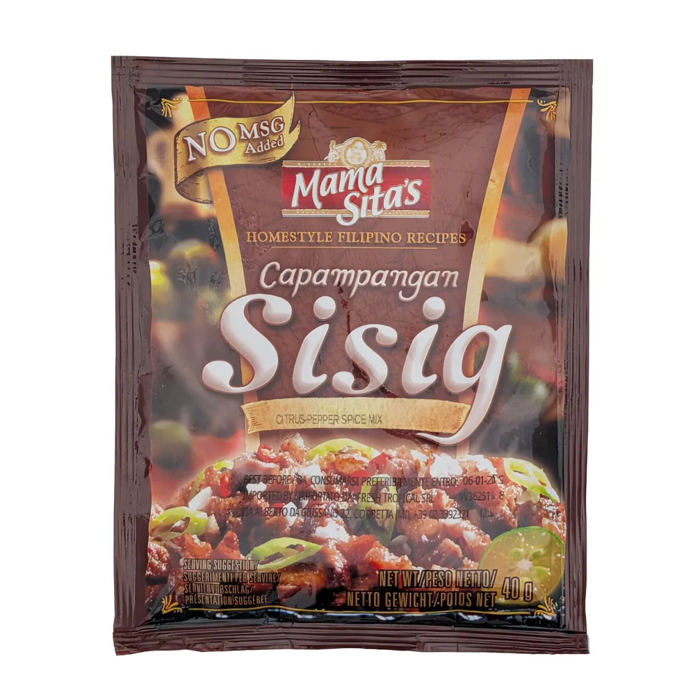 Spice Mix for Sisig Citrus-Pepper Spice Capampangan Sisig Mama Sita's 40g