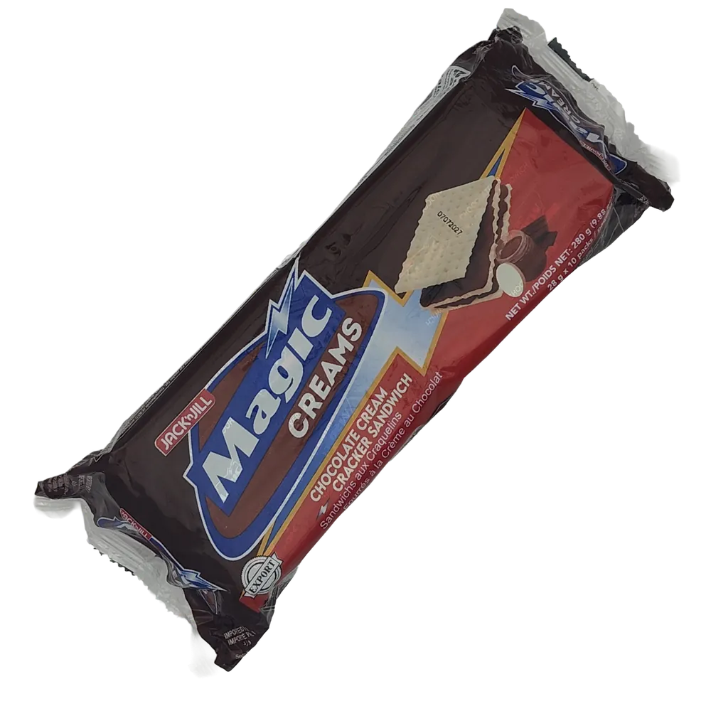 Chocolate Cream Cracker Sandwich Magic Creams Jack 'n Jill 280g