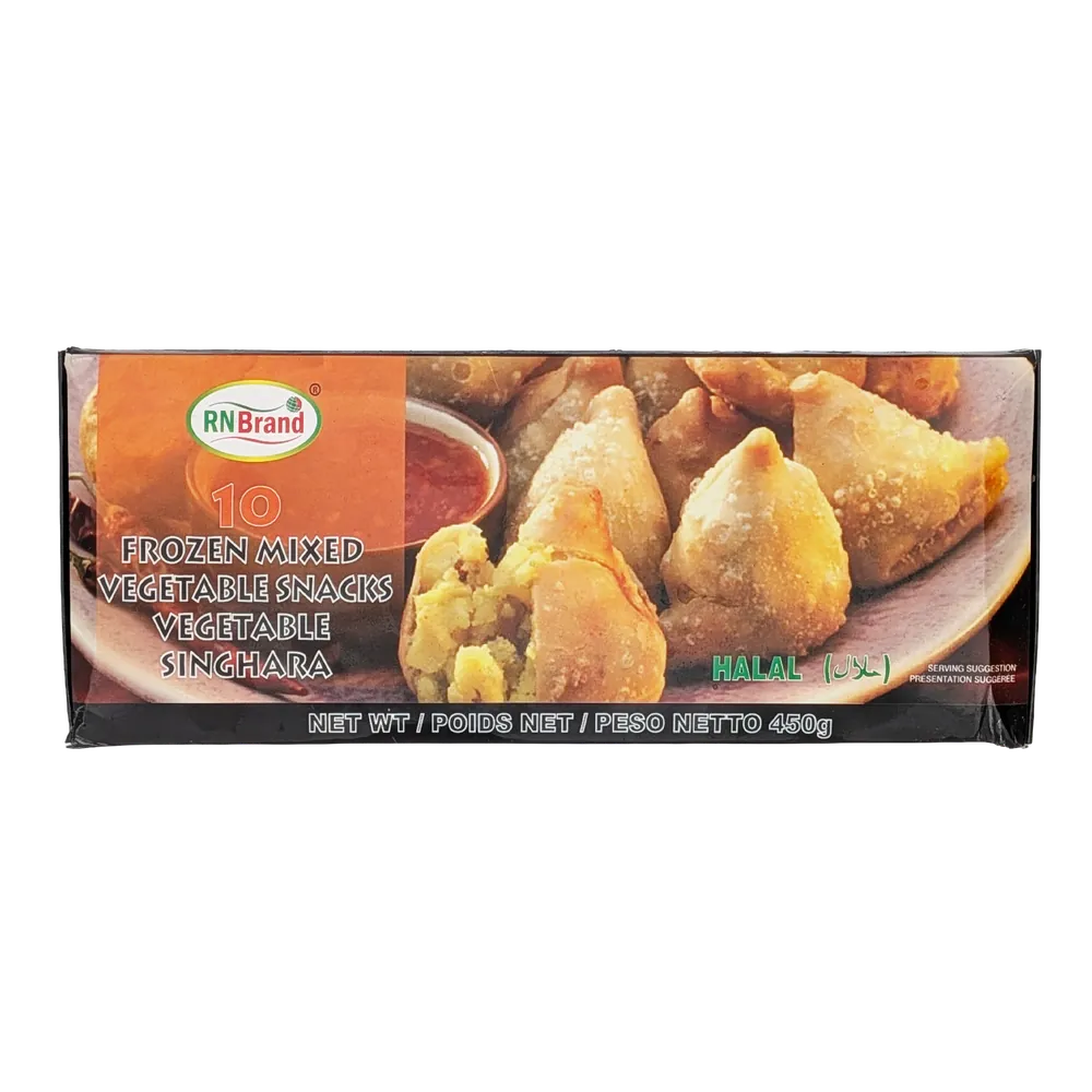 Frozen snack Vegetable Singara Halal RN Brand 450g