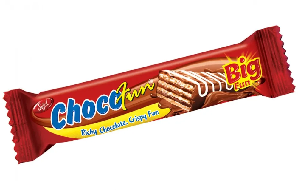 Chocofun Wafer Sujal Foods 18 pcs.