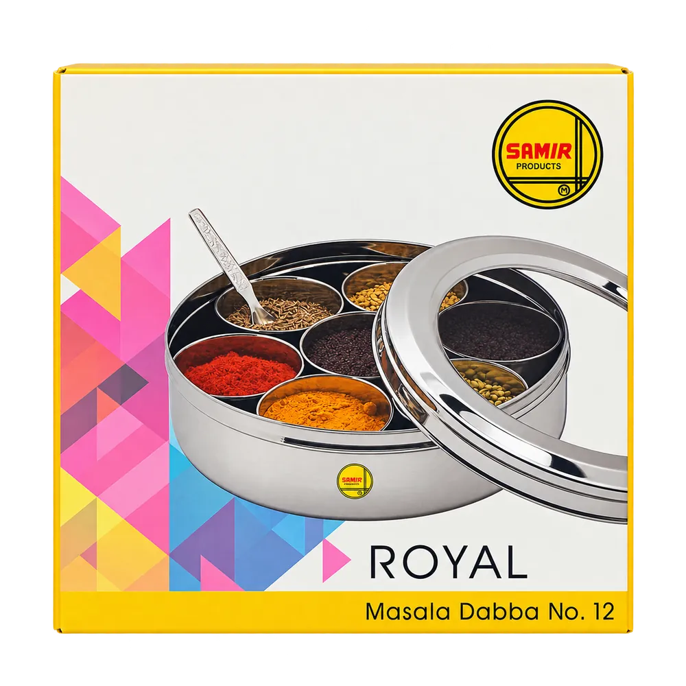 Organizer na przyprawy Royal Masala Box Dabba Samir Products