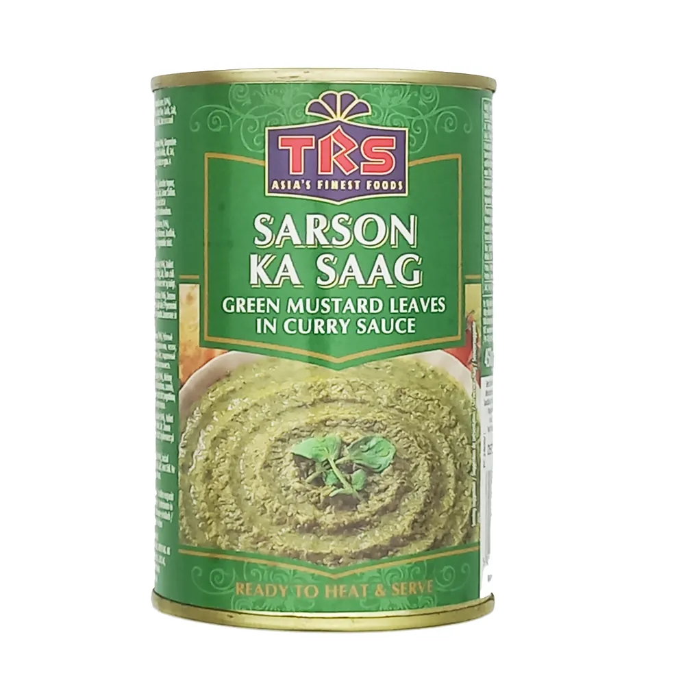 Zielone liście gorczycy w sosie curry Sarson Ka Saag TRS 450g