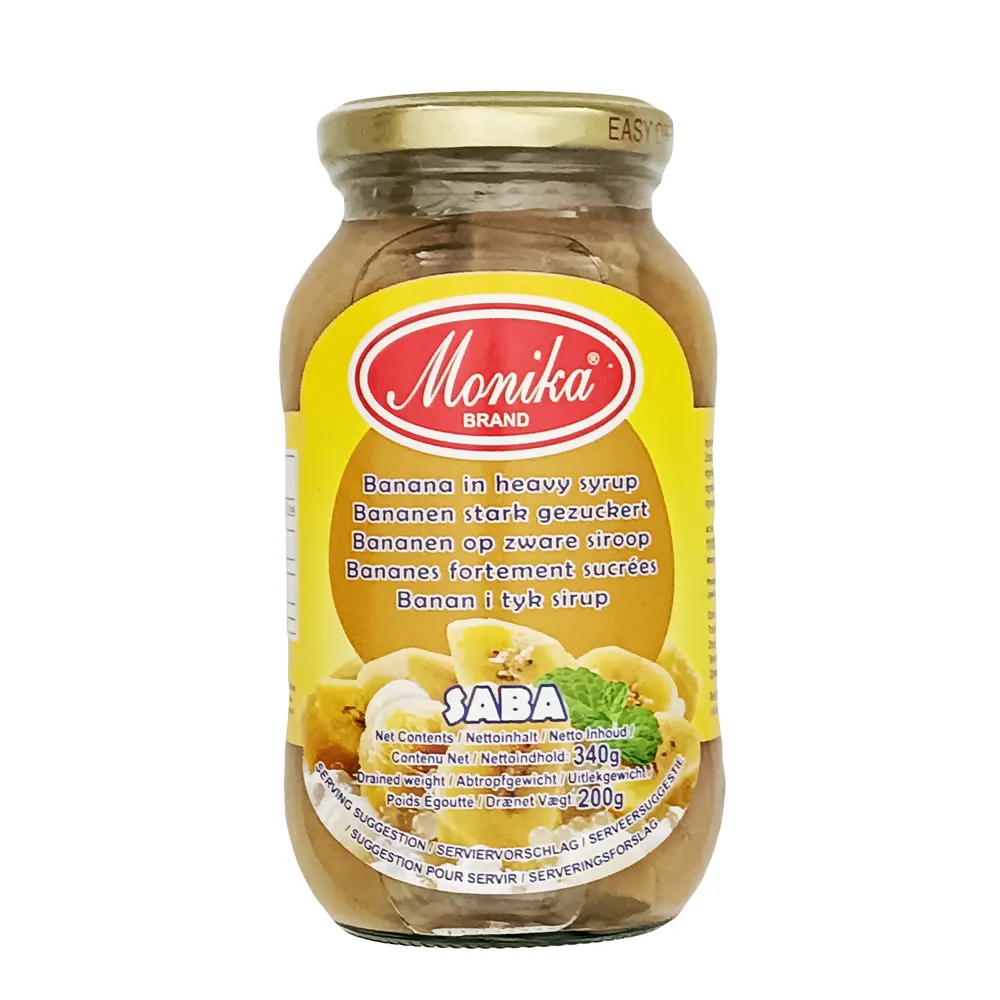Saba Banana in Heavy Syrup Monika 340g