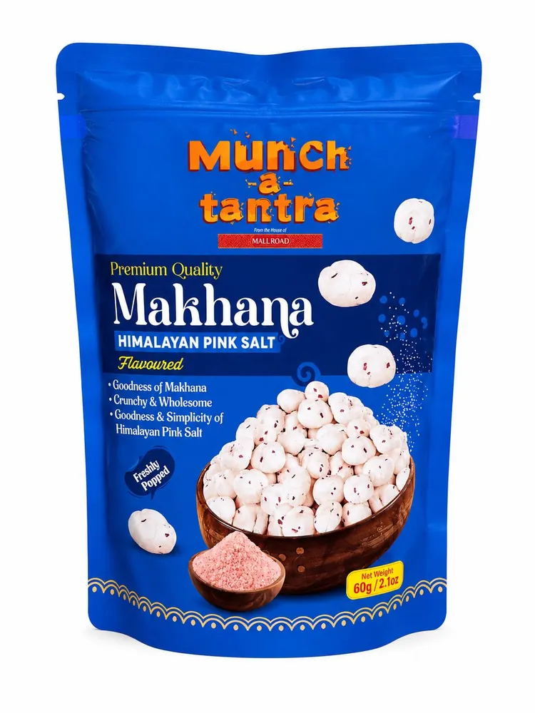 Chrupki Himalayan Pink Salt Flavoured Makhana Mall Road 60g