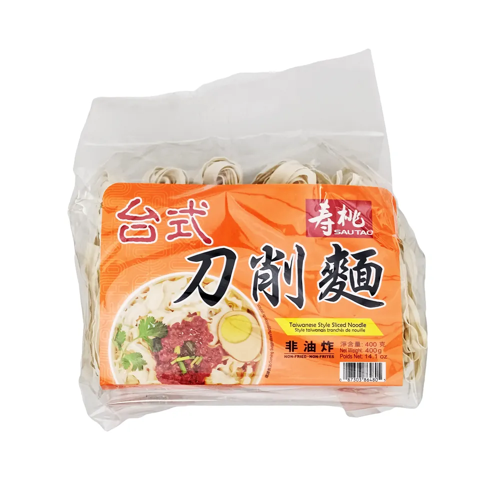 Makaron krojony tajwański Taiwanese Style Sliced Noodle Sau Tao 400g