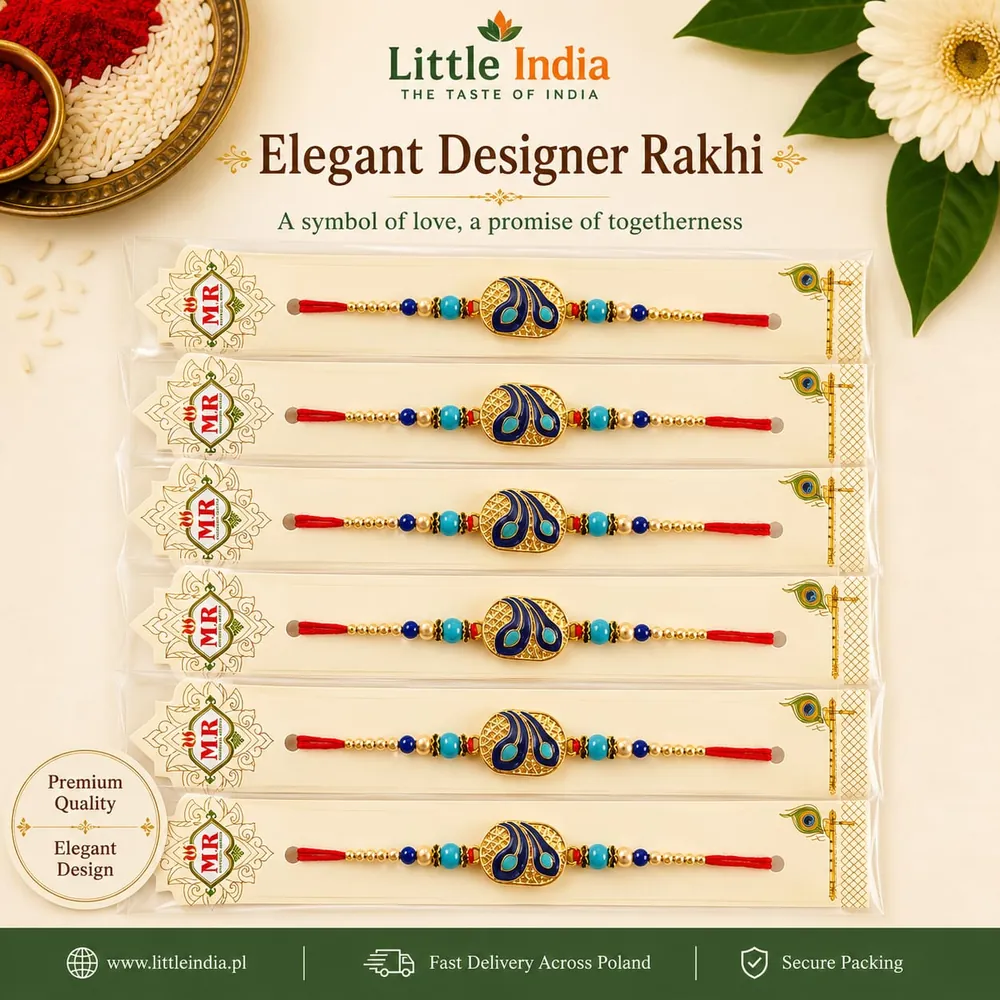 Bransoletka Rakhi wzór 4 Raksha Bandhan 1szt.