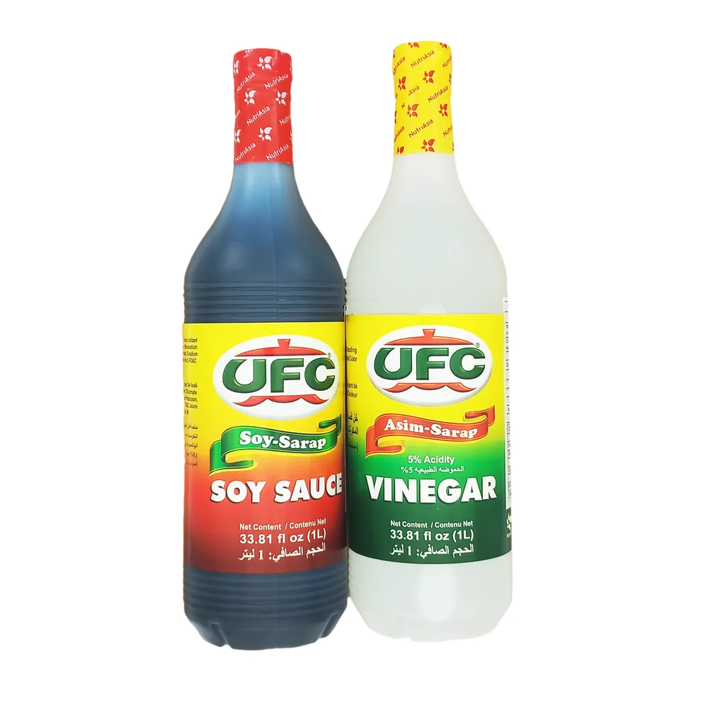 Zestaw sos sojowy i ocet Vinegar and Soy Sauce UFC 2x1l
