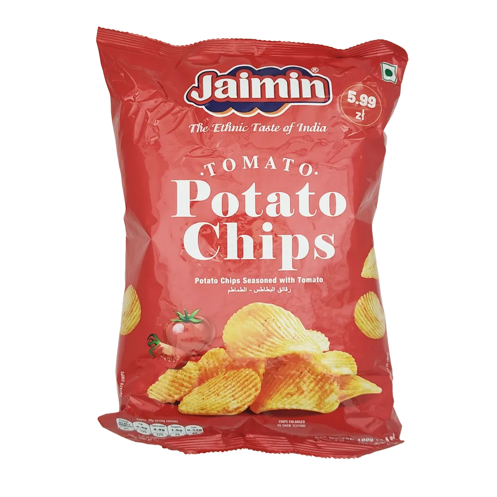 Chipsy pomidorowe Tomato Potato Chips Jaimin 100g