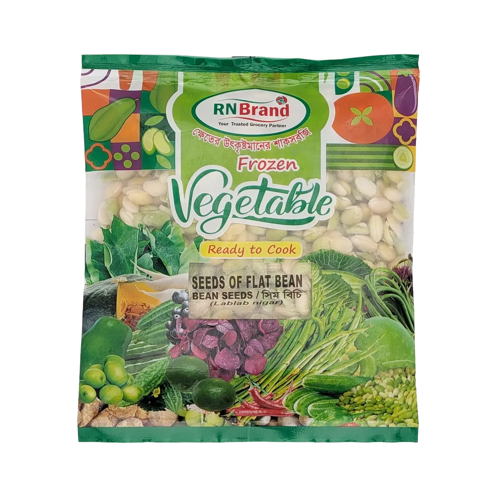 Frozen Vegetable Seeds of Flat Bean RN Brand 300g