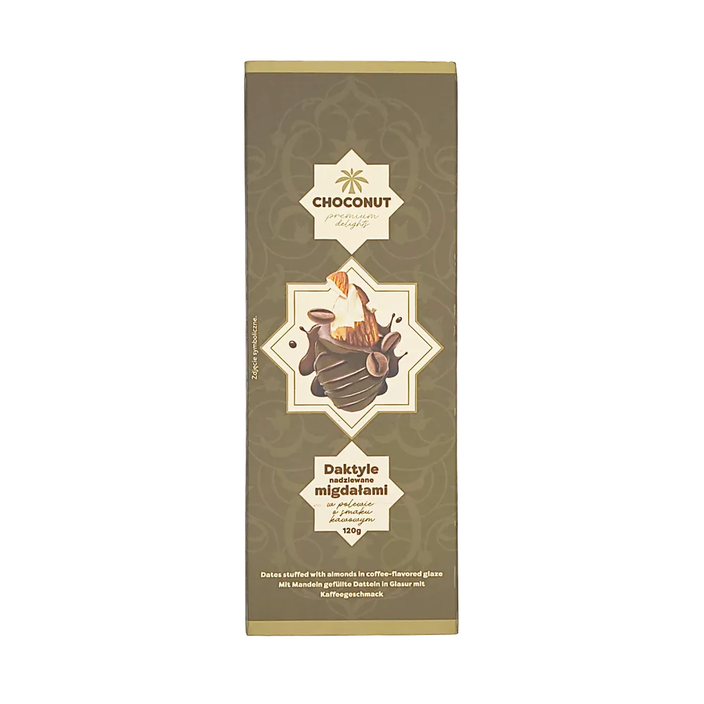 Dates stuffed with almonds in coffee-flavored coating Nutin 120g