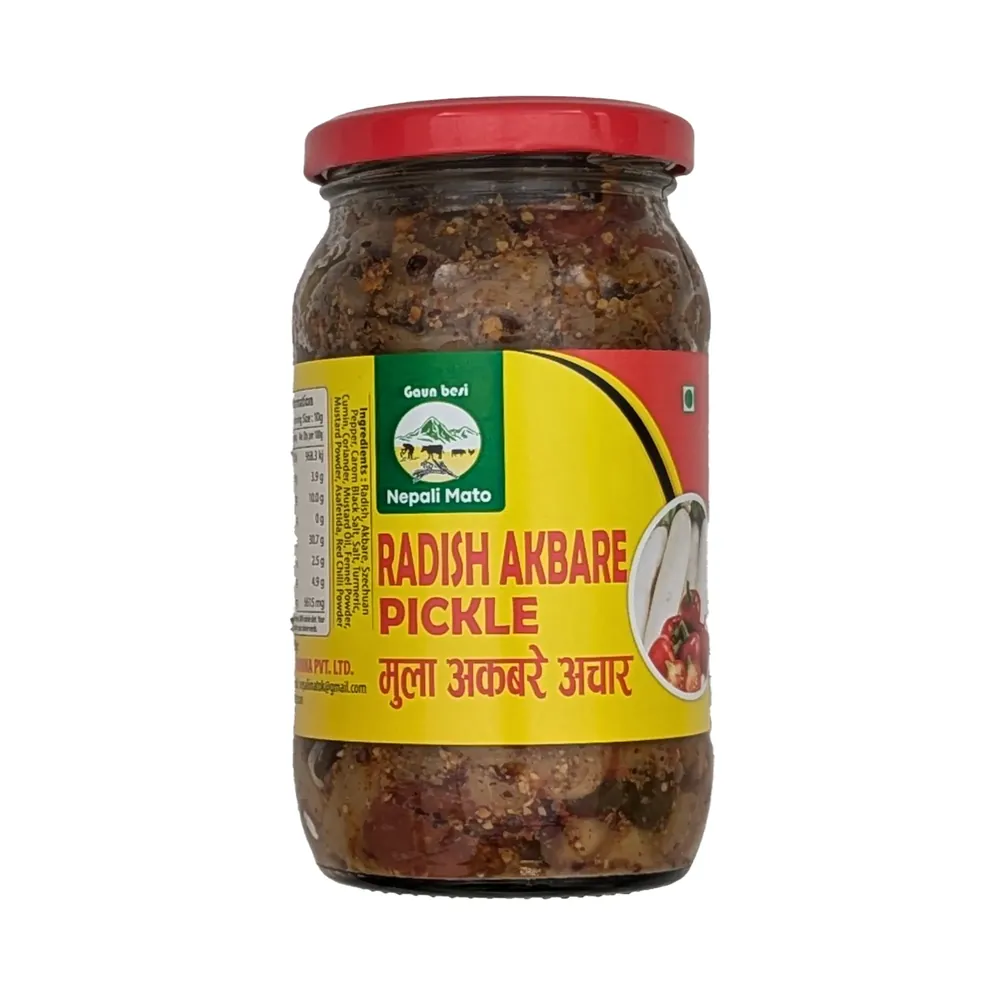 Marynowana rzodkiewka Akbare Radish Pickle Nepali Mato 380g