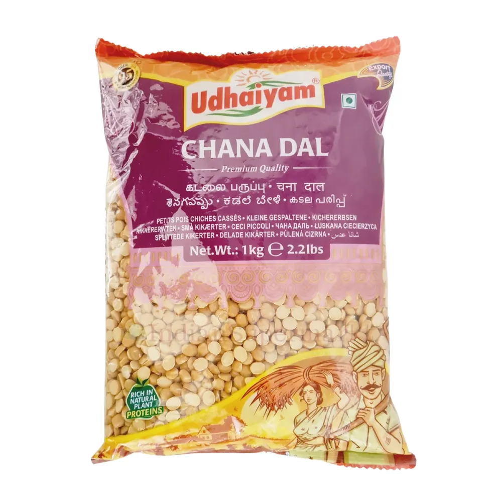 Ciecierzyca połówki łuskane Chana Dal Udhaiyam 1kg