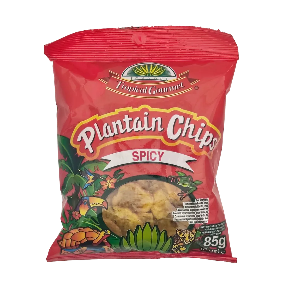 Plantain Chips Spicy Tropical Gourmet 85g