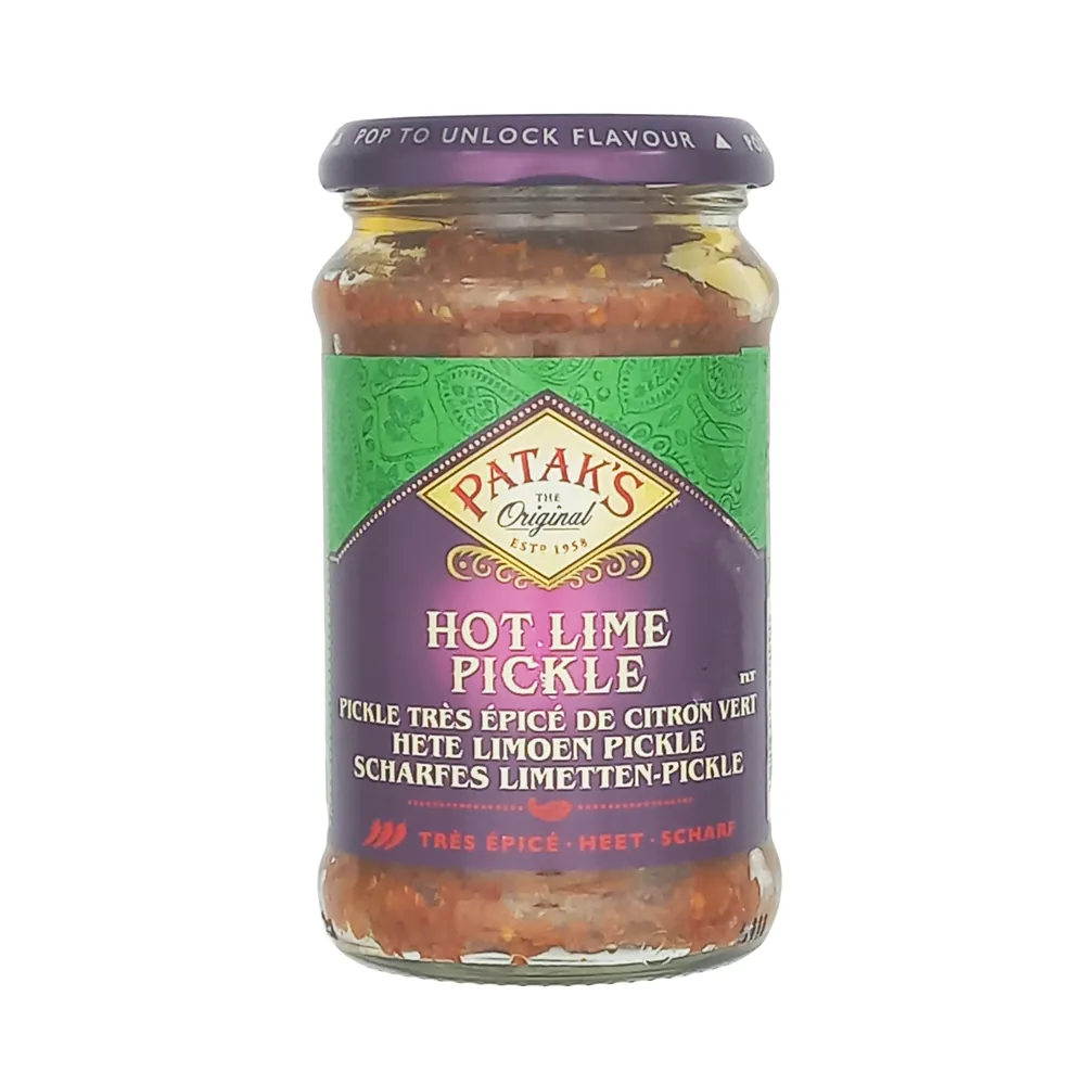 Marynowane limonki w oleju pikantne Hot Lime Pickle Patak's 283g