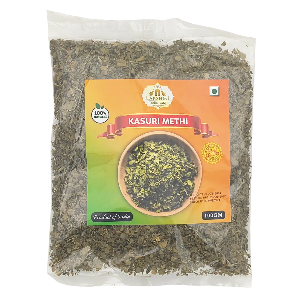 Suszone liście kozieradki Kasuri Methi Lakshmi 100g