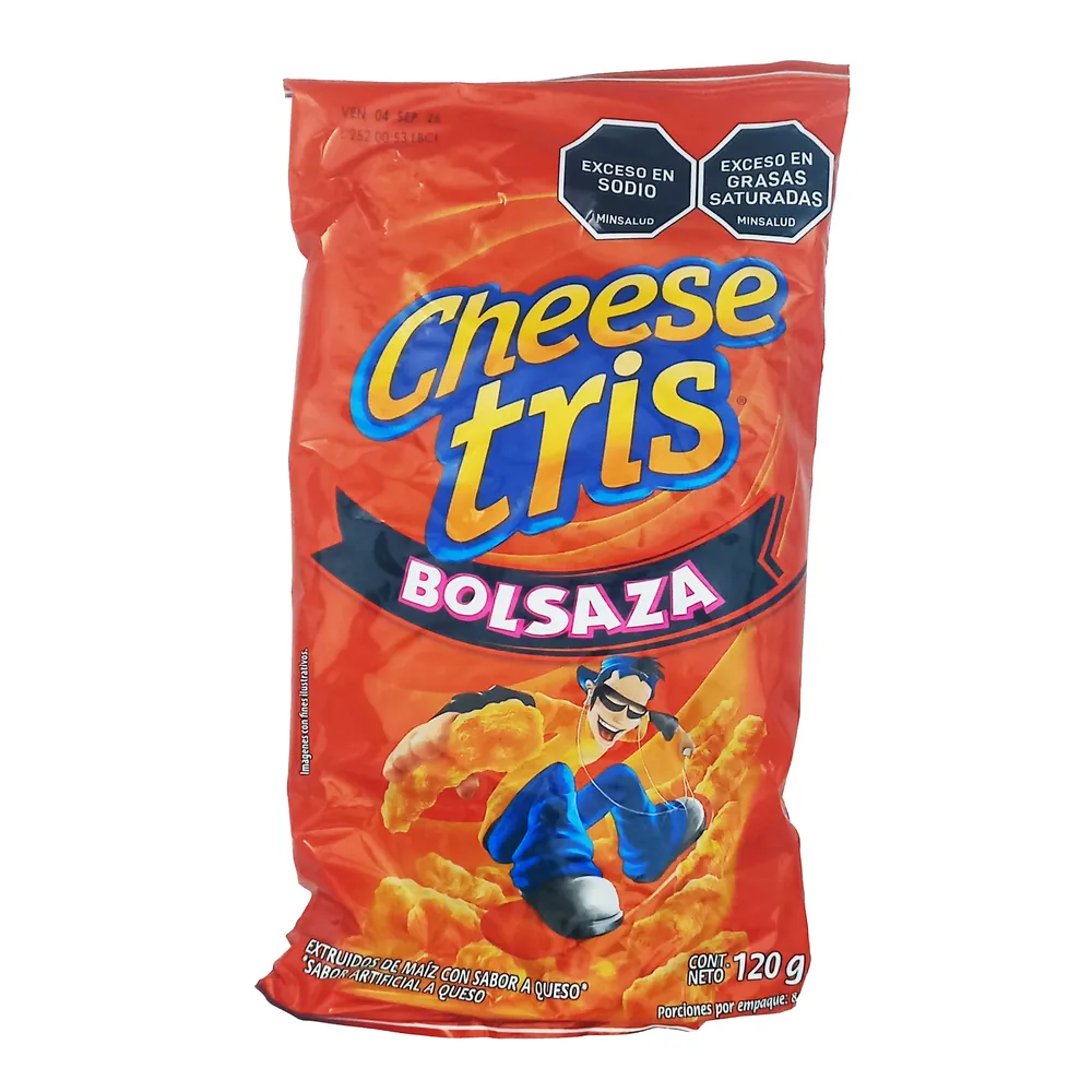 Chrupki kukurydziane serowe Cheese Tris Bolsaza 120g
