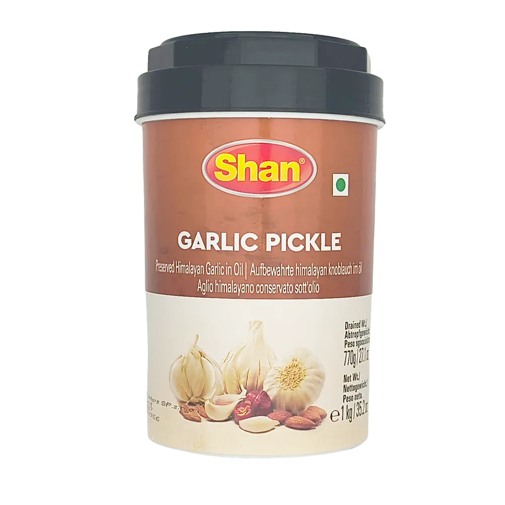 Marynowany czosnek w oleju Garlic Pickle Shan 1kg