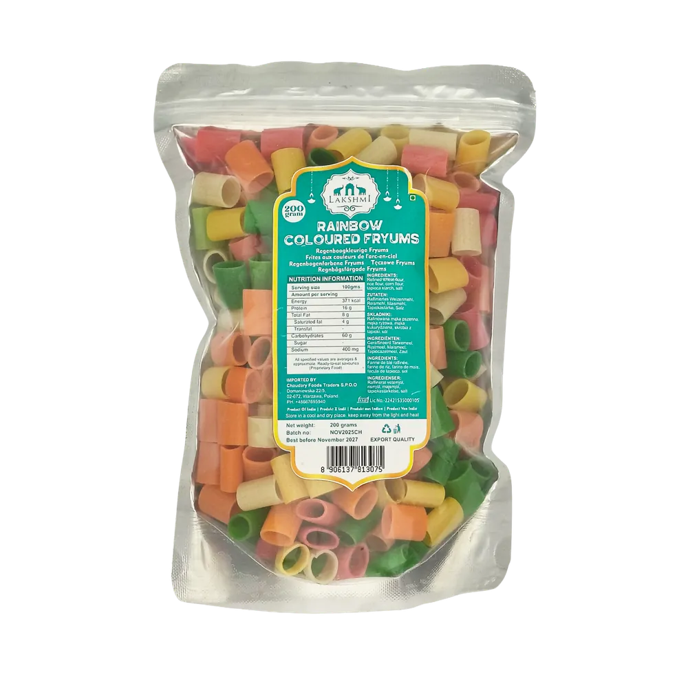 Rainbow Colored Fryums Chips 200g