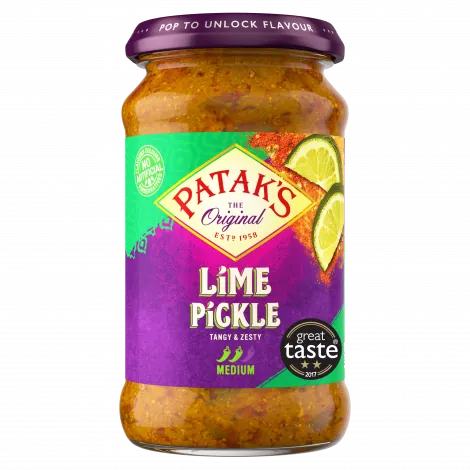 Marynowane limonki w oleju średnio pikantne Lime Pickle Pataks 283g