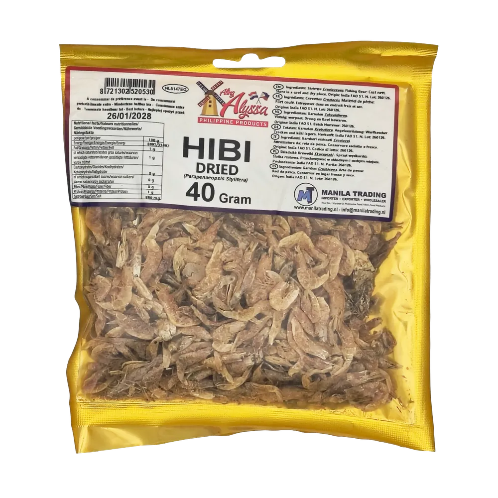 Suszone krewetki Hibi Dried Parapenaeopsis Stylifera Aling Alyssa 40g