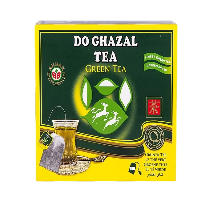 Green Tea Do Ghazal 100 Tea Bags