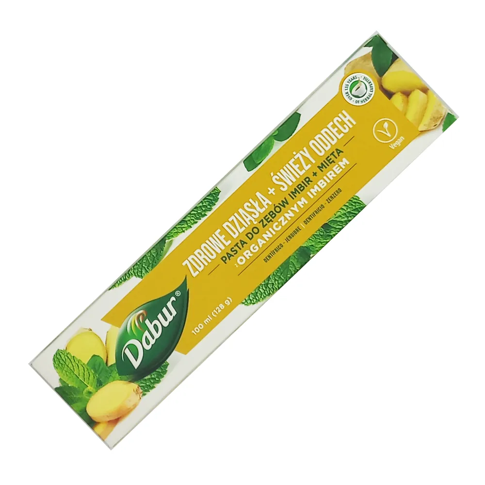 Pasta do zębów z organicznym Imbirem Ginger+Mint Dabur 128g