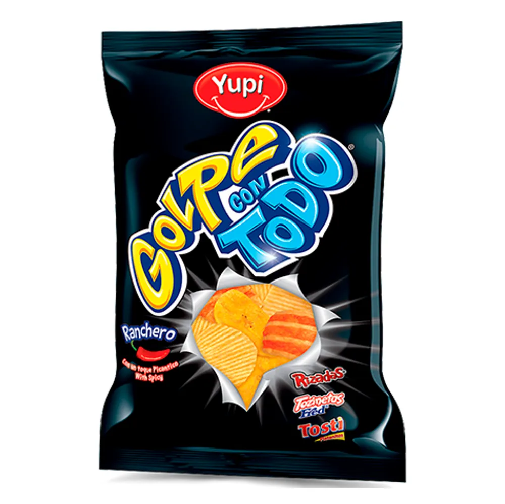 Przekąska kolumbijska Ranchero Golpe Con Todo Yupi 140g