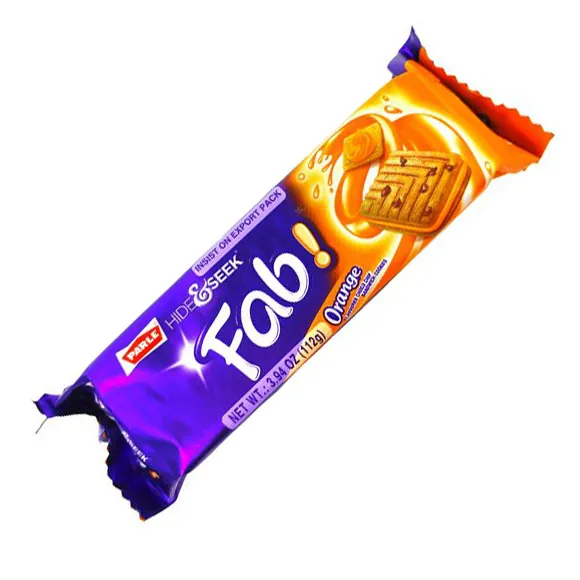 Ciastka z kremem pomarańczowym Hide&Seek Fab Parle 112g