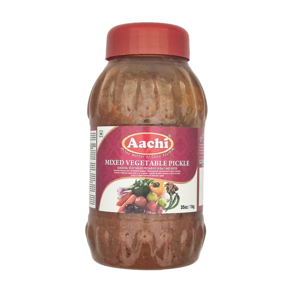 Indyjskie pikle z mieszanych warzyw Mixed Vegetable Pickle Aachi 1kg