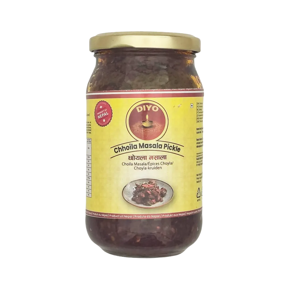 Nepalska pikantna marynata Chhoila Masala Pickle DIYO 380g