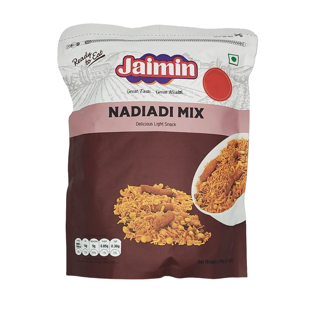 Indyjska przekąska Nadiadi Mix Jaimin 200g