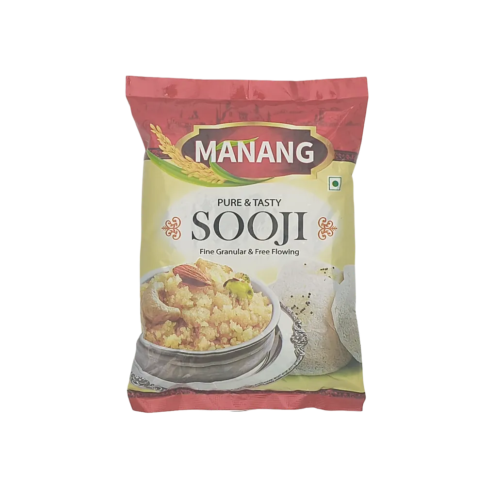 Fine wheat semolina Sooji Fine Granular & Free Flowing Manang 400g