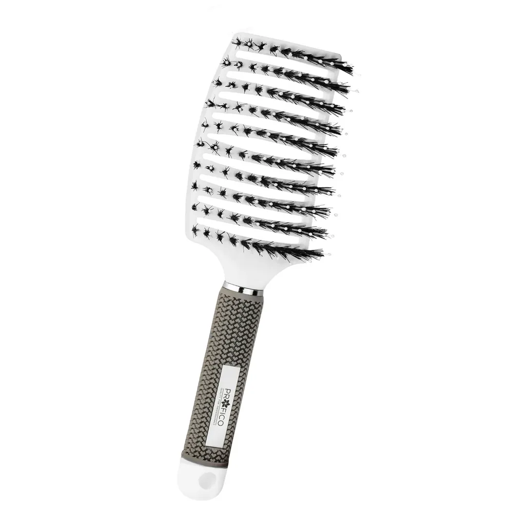 Profiled hairbrush White Michel Philippe