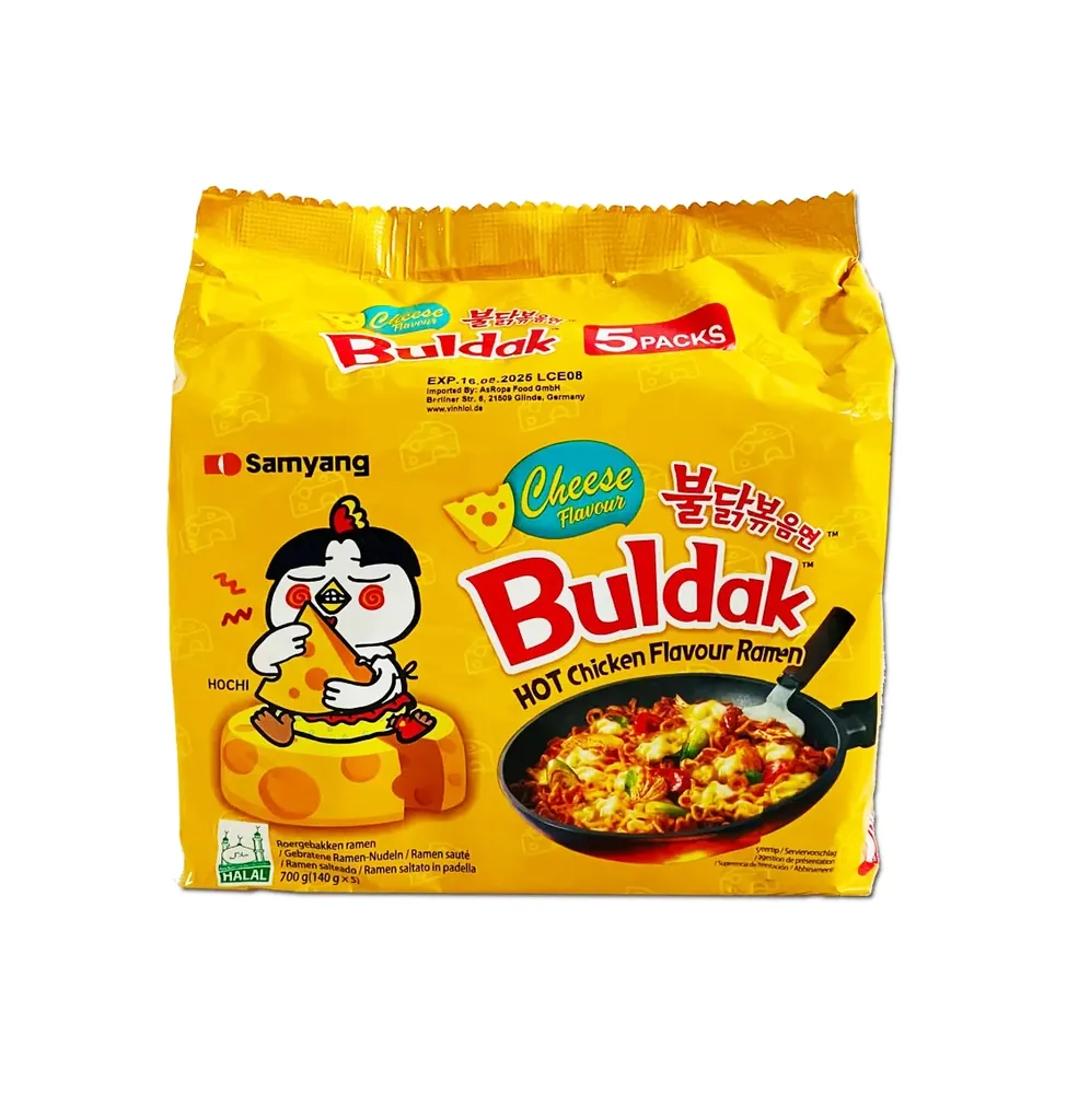 Hot Chicken Flavor Cheese Ramen Samyang Buldak 700g