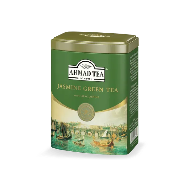 Herbata zielona jaśmin liściasta w puszce Jasmine Green Tea Ahmad Tea 100g