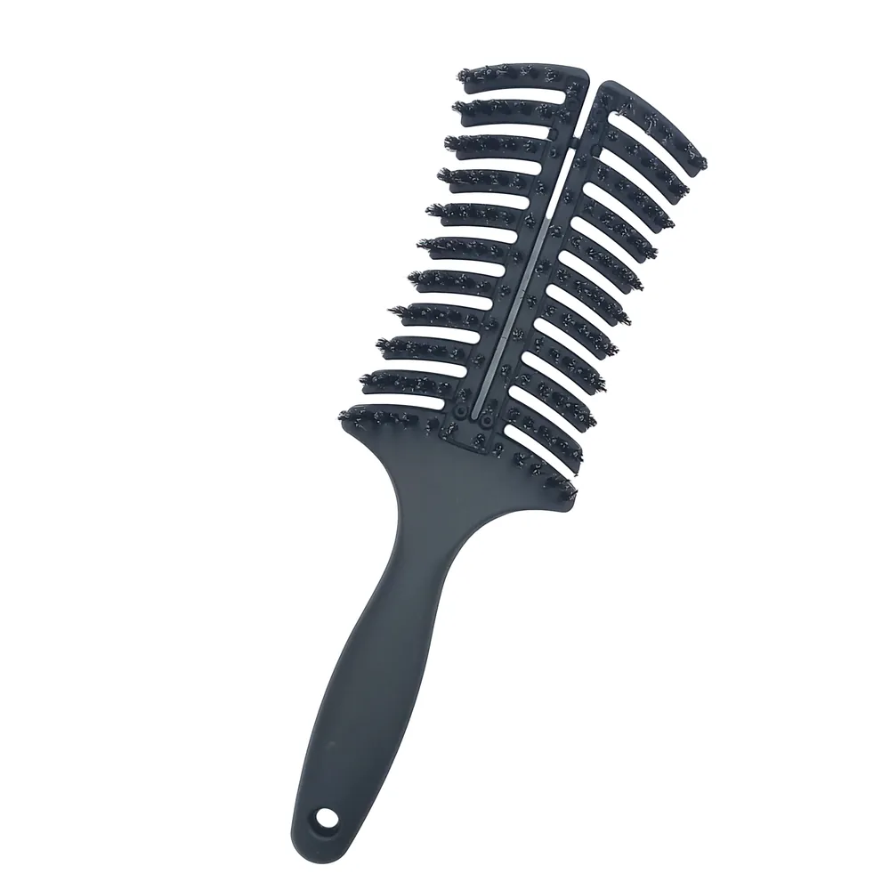 Profiled Big Black Hairbrush