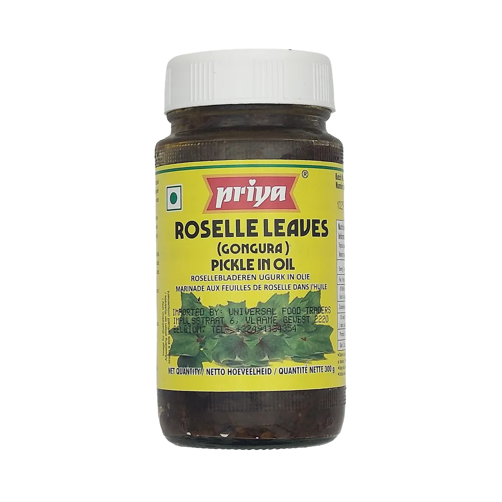 Marynowana ketmia szczawiowa Roselle Leaves Gongura Priya 300g