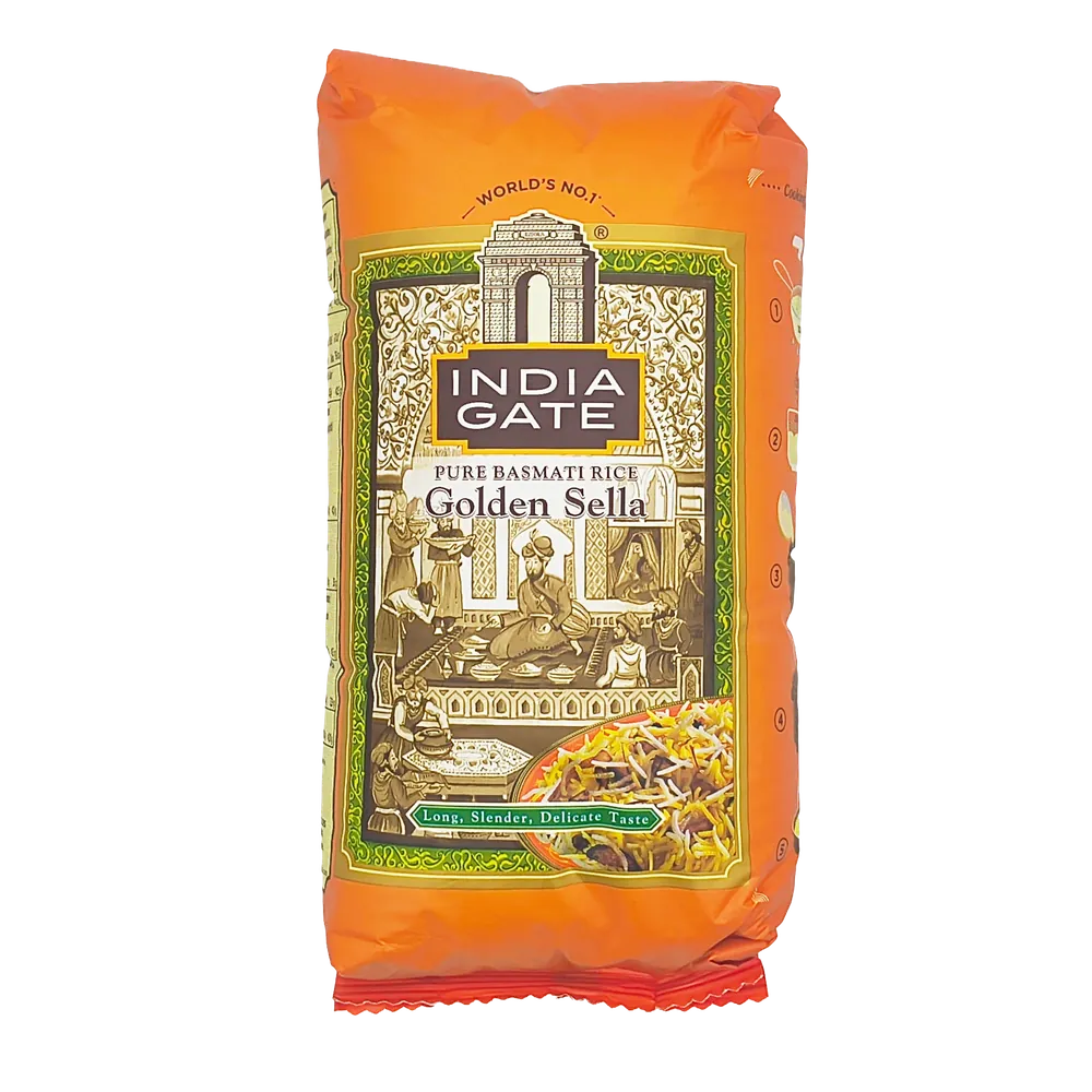 Ryż basmati parboiled Golden Sella Pure Basmati Rice India Gate 2kg