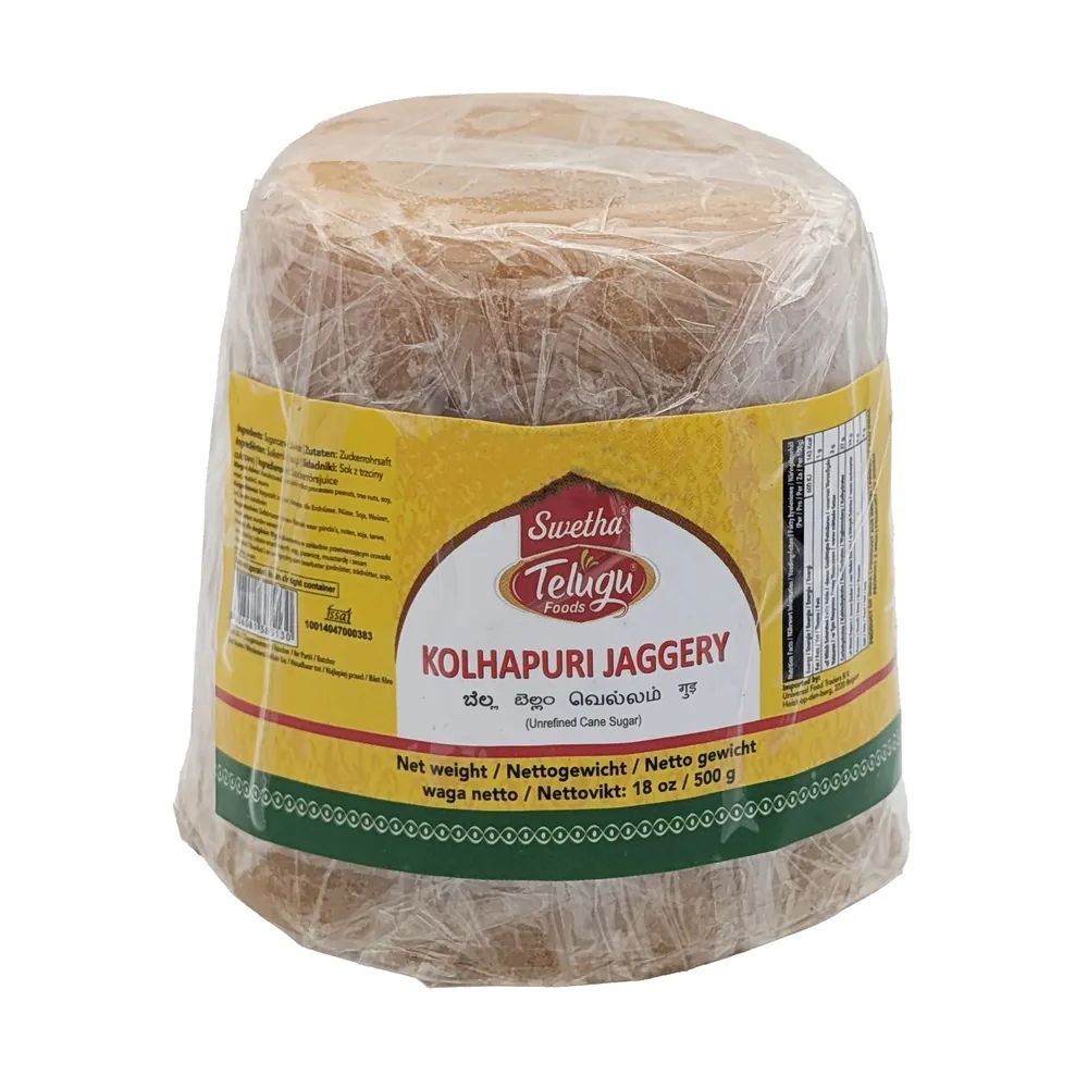 Kolhapuri Jaggery Cane Sugar Swetha Telugu 500g