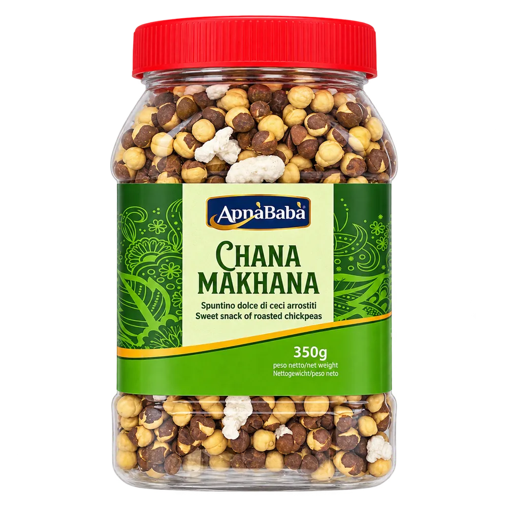 Prażona ciecierzyca Chana Makhana ApnaBaba 350g