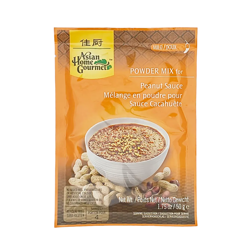 Mieszanka do sosu orzechowego Powder Mix for Peanut Sauce Asian Home Gourmet 50g