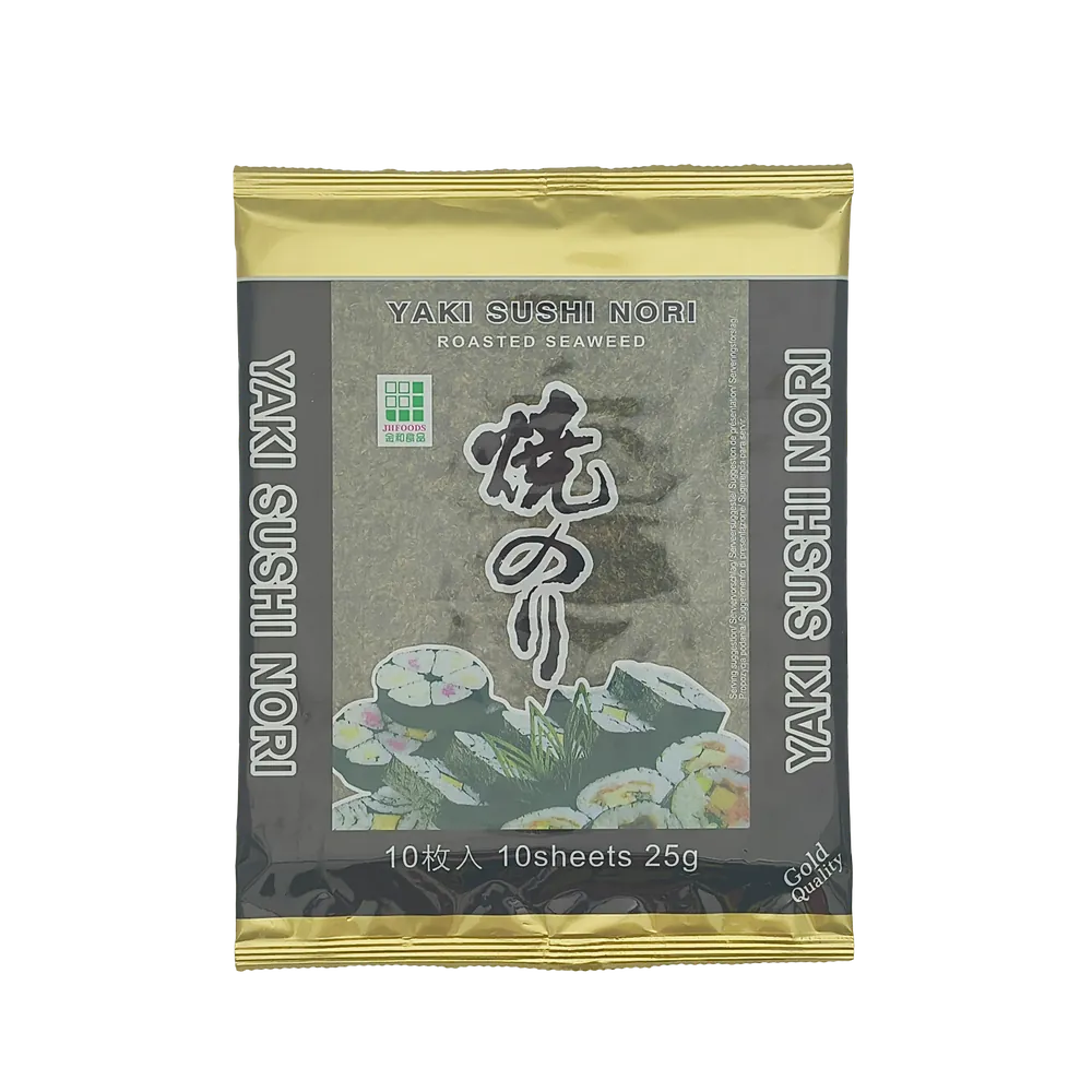 Roasted seaweed for sushi Yaki Sushi Nori 10 Sheets JH Foods 25g