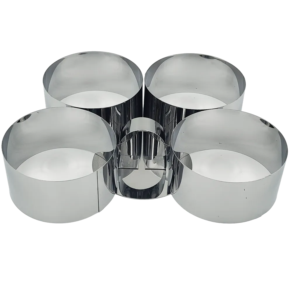 Set of 4 PC Rings Pusher 1258 Besthoff