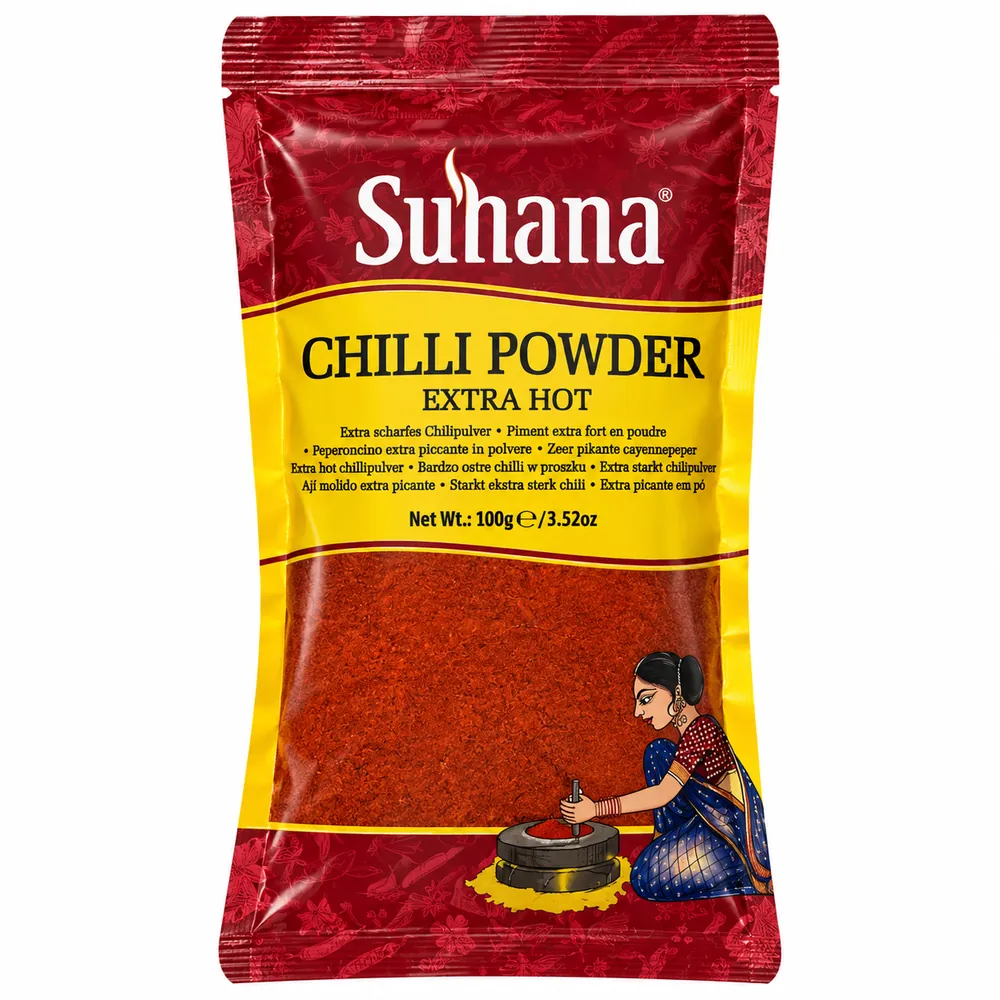 Przyprawa super ostre chilli mielone Extra Hot Chilli Powder Suhana 100g