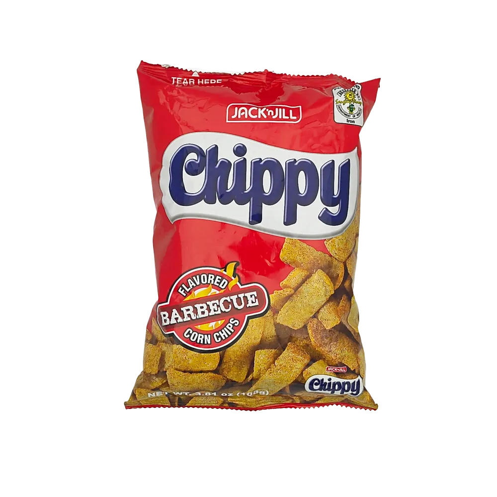 Barbecue flavored corn chips Chippy Jack 'n Jill 108g