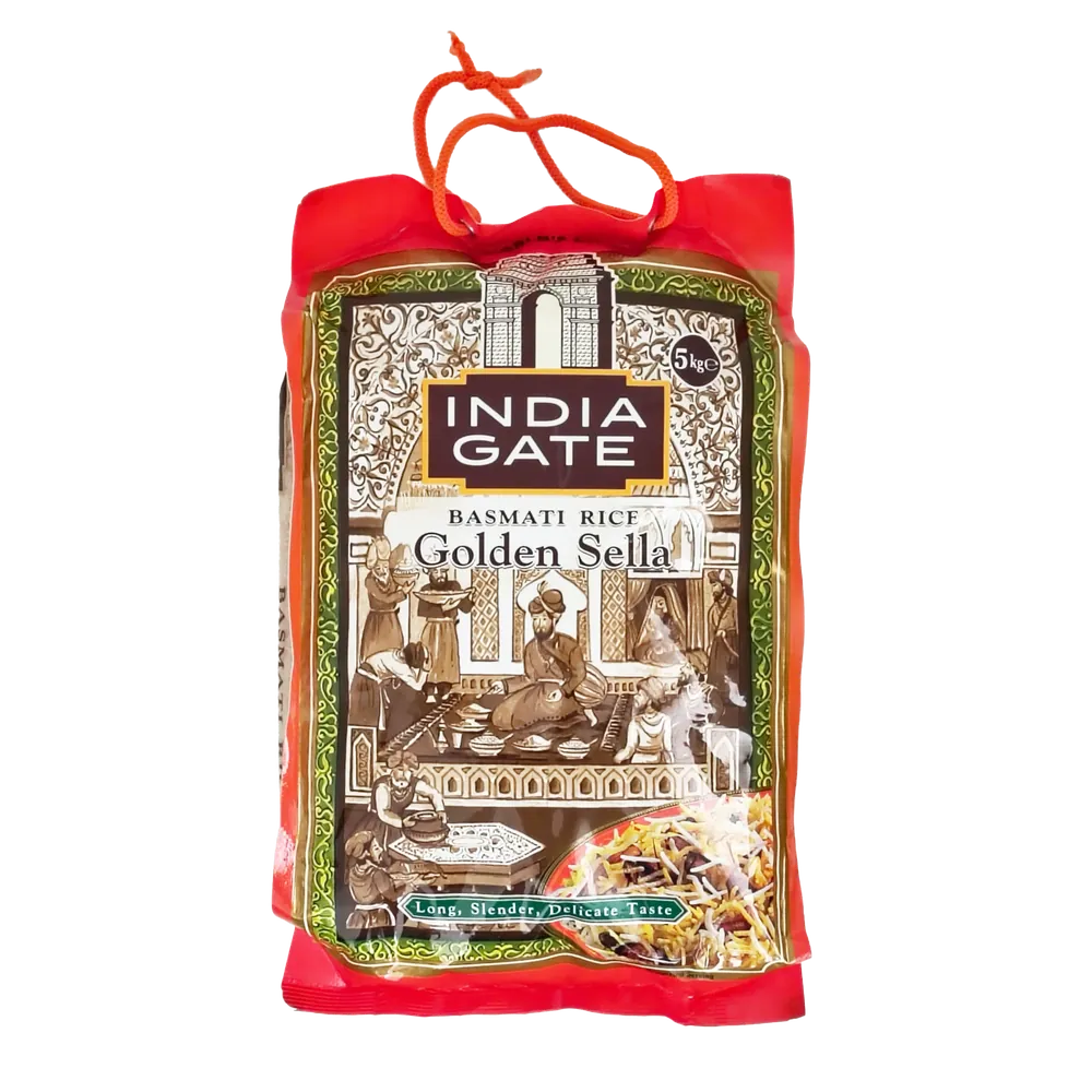 Ryż basmati parboiled Golden Sella Basmati Rice India Gate 5kg