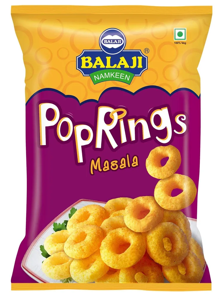 Indian snack Poprings Masala Balaji 65g